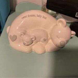 Demdaco Cream Bear Figurine